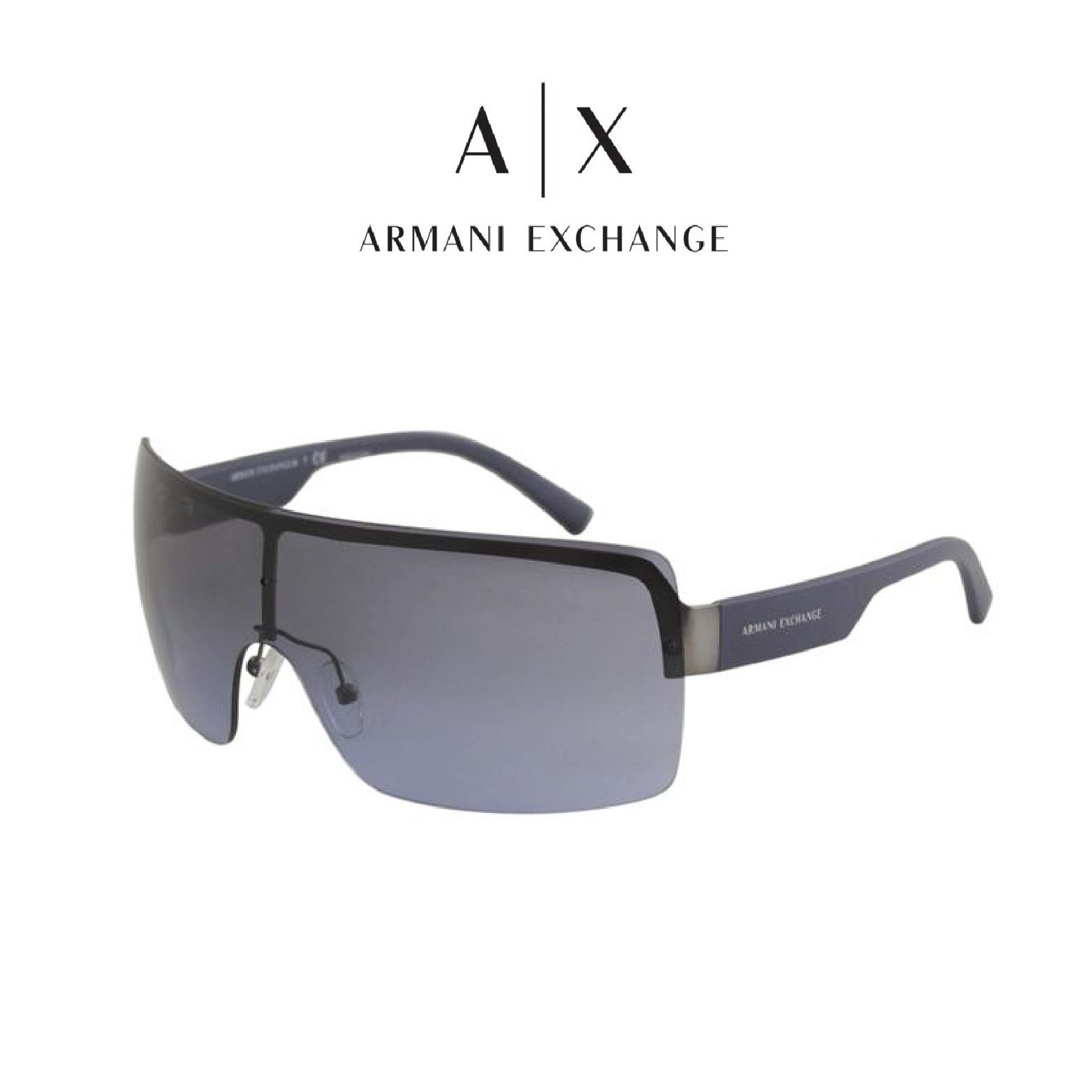 Armani exchange cheap shield sunglasses